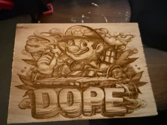 Custom Laser Engraved Wood Plaque with Resin Finish | Premium Personalized Wall Art